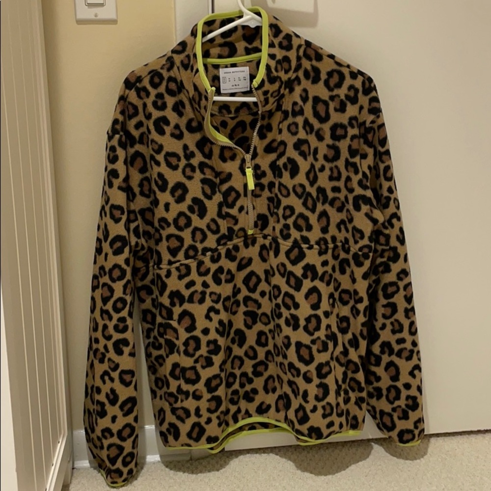 Urban Outfitters Fleece Quarter Zip